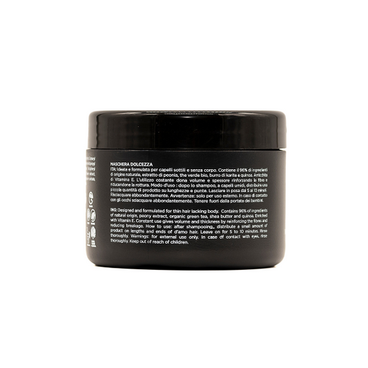 Maschera Dolcezza - Per Capelli sottili e senza forza - Arricchita con VITAMINA E 250ml