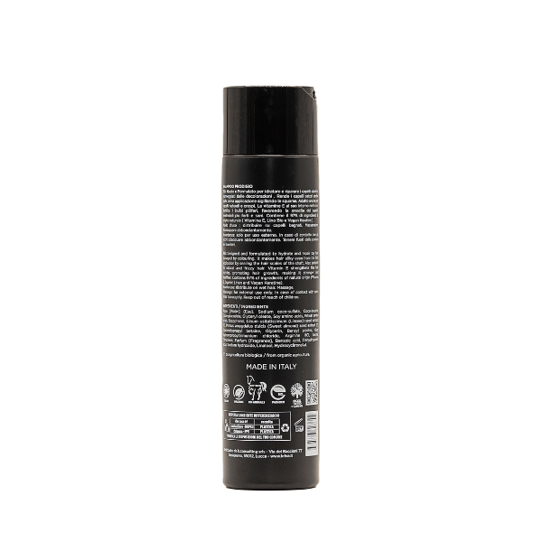 Shampoo Prodigio - Per capelli secchi Crespi e Danneggiati Arricchito con VIiamina E 250 ml